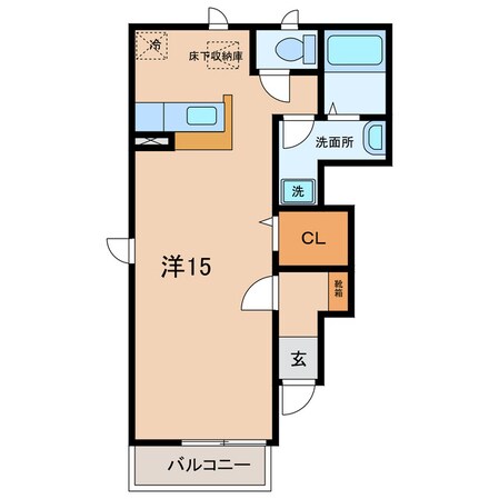 北新川駅 徒歩3分 1階の物件間取画像